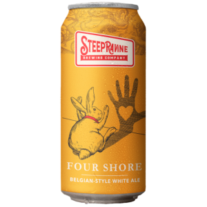 Steep Ravine Brewing Co - Four Shore Belgian White Ale can